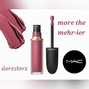 MAC Powder Kiss Liquid Lipcolour *MORE THE MEHRr-IER* / 0.17 oz / New in box